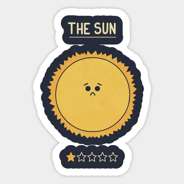 One Star Sticker by HandsOffMyDinosaur